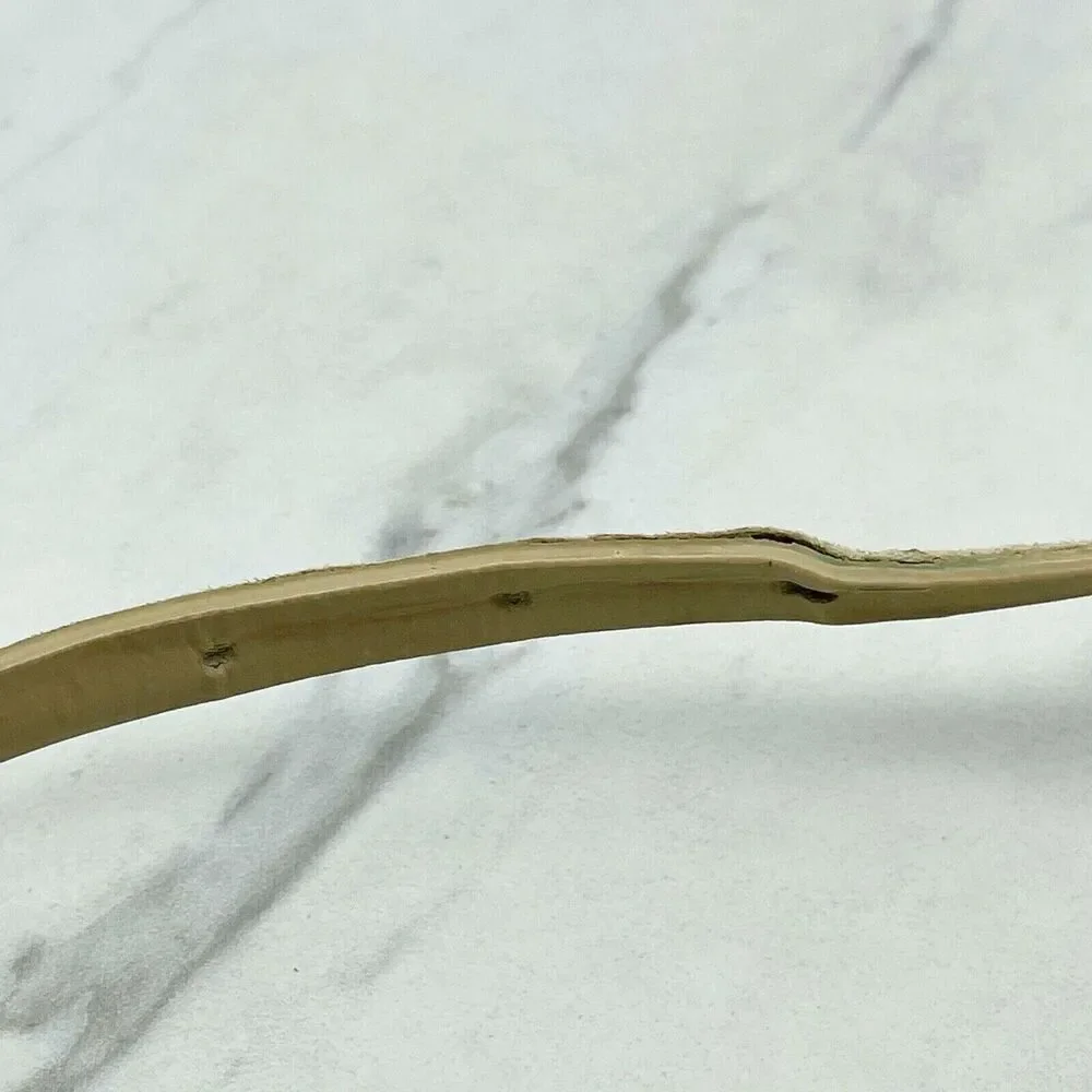 Ann Taylor LOFT Skinny Faux Suede Belt Silver Buckle Medium (M) ✨
